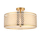 Sophisticated Gold Effect Ceiling Light