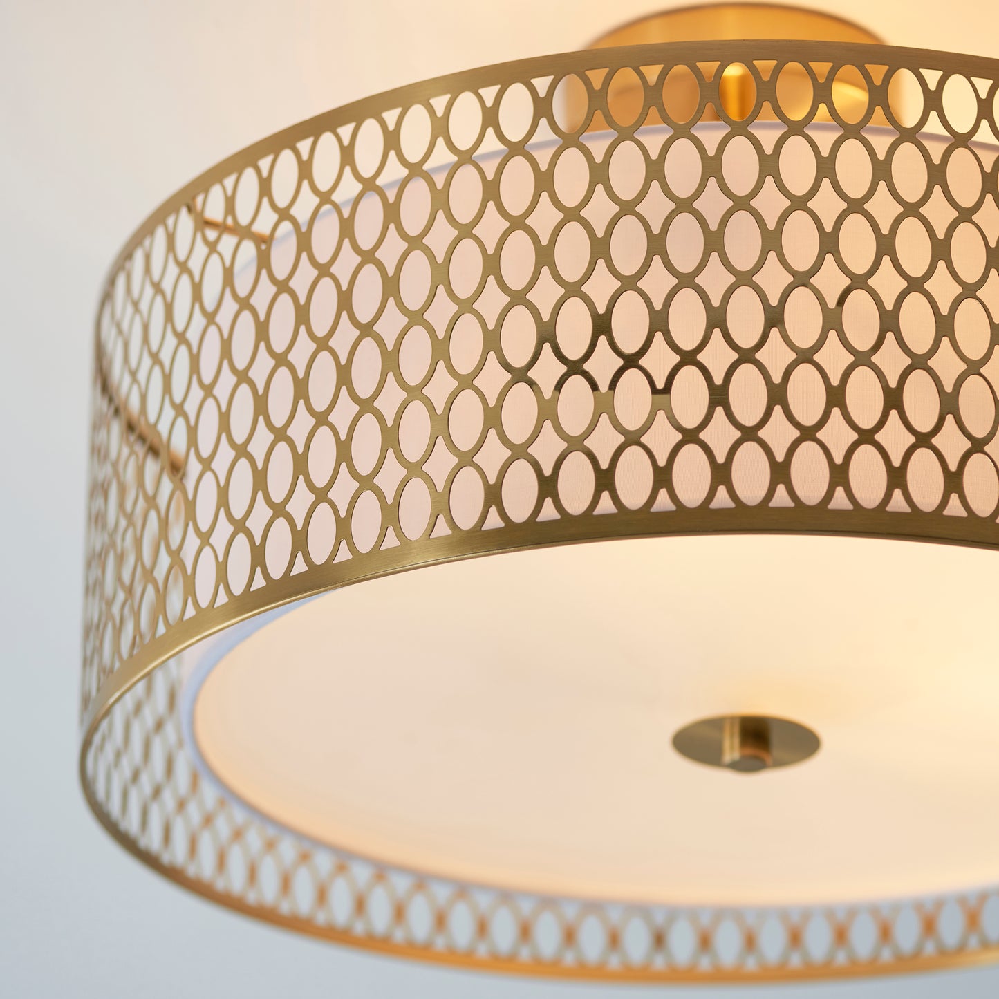 Sophisticated Gold Effect Ceiling Light