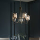 Sophisticated 5 light pendant