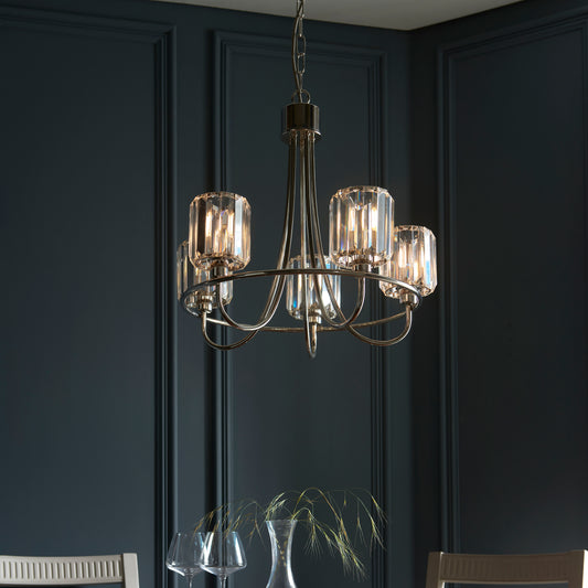 Sophisticated 5 light pendant