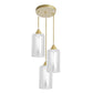 Elegant Gold Braided Ceiling Pendant Light Fixture