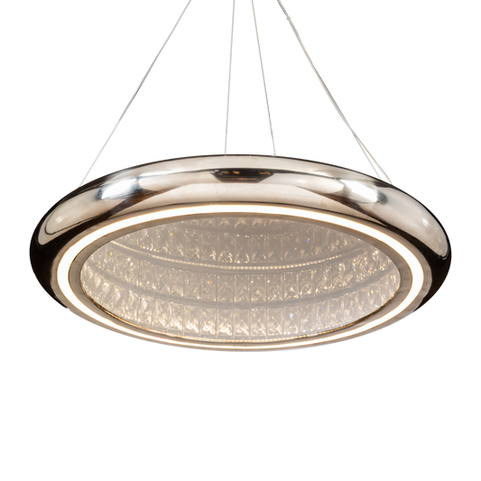 Polished Nickel Ceiling Chandelier