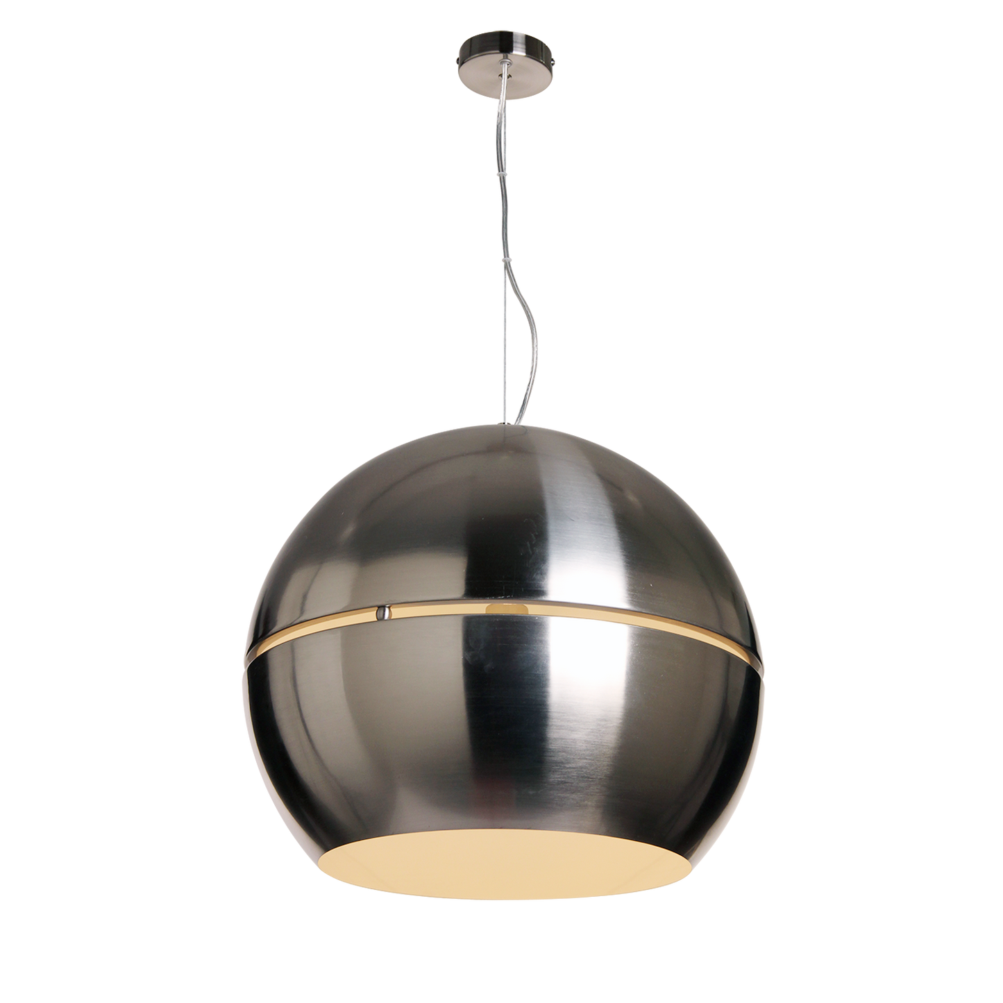 Satin Nickel Metal Pendant Light Fixture