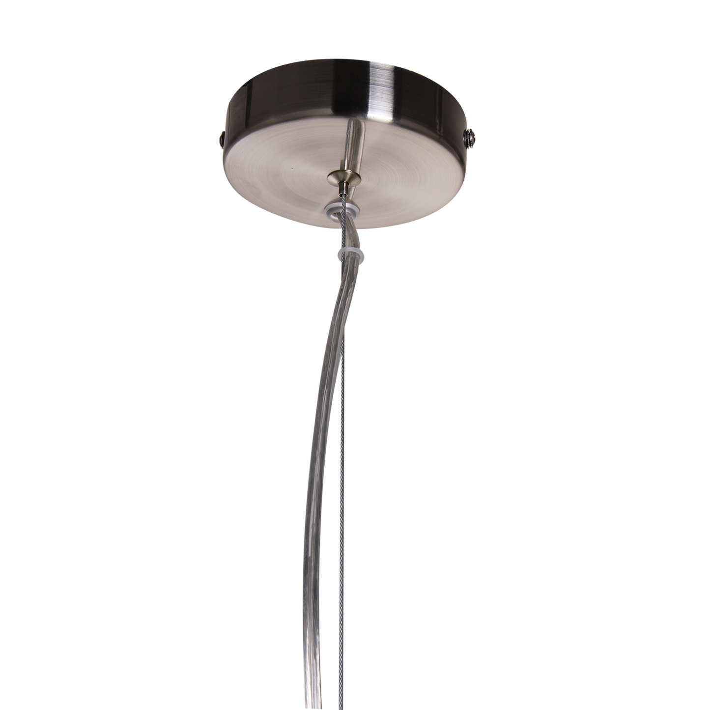 Satin Nickel Metal Pendant Light Fixture