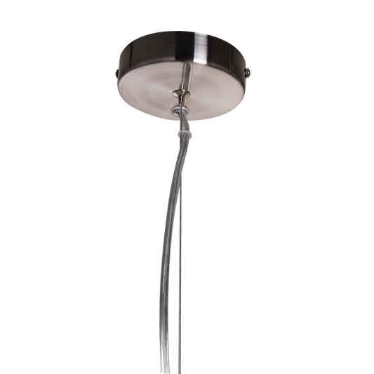 Satin Nickel Metal Pendant Light Fixture