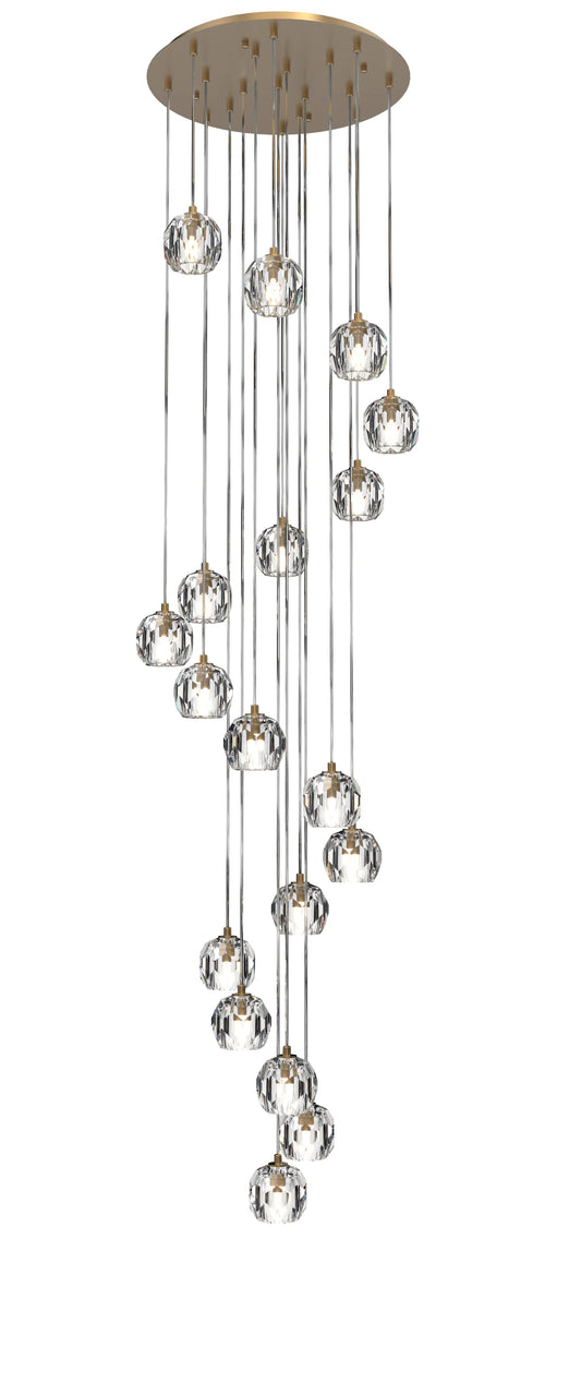 Elegant Eighteen Light Round Pendant Lamp