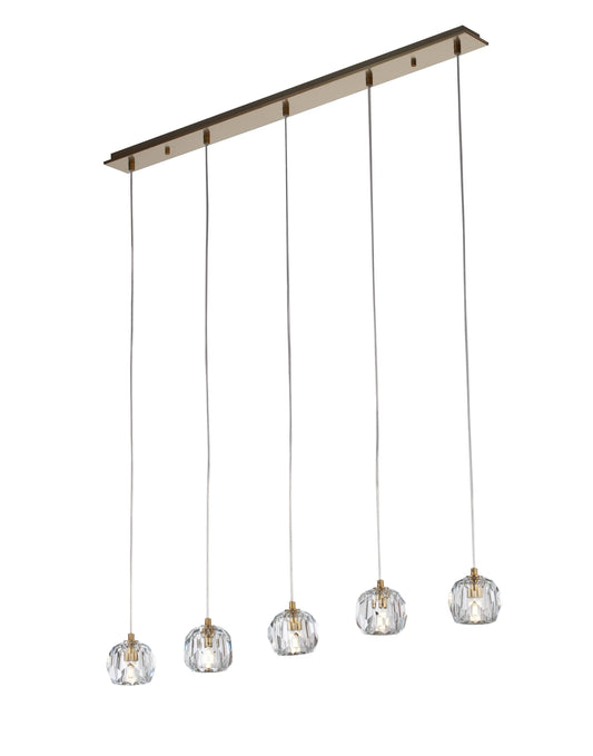 Chic Five Light Bar Pendant Lamp