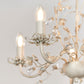 Luxurious Floral Chandelier with Adjustable Drop