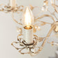 Luxurious Floral Chandelier with Adjustable Drop