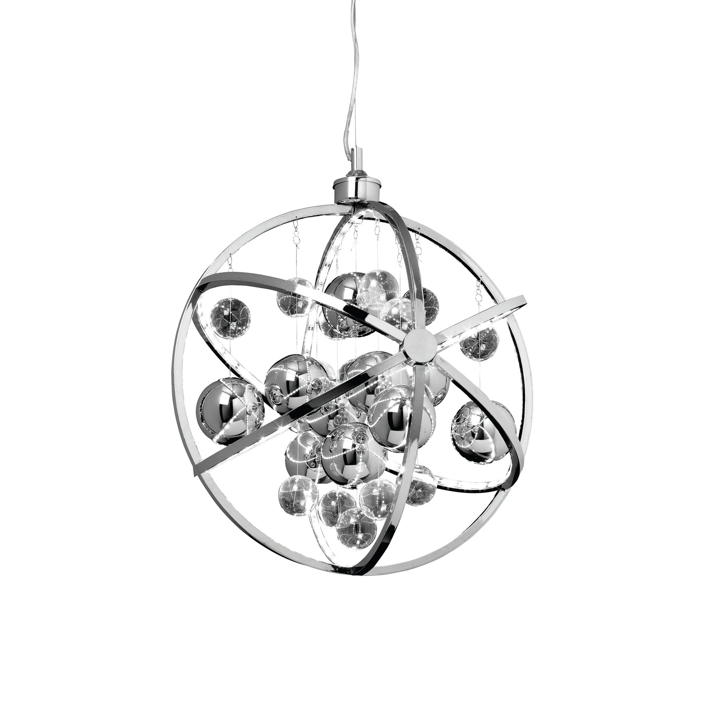 Modern Chrome LED Pendant Light