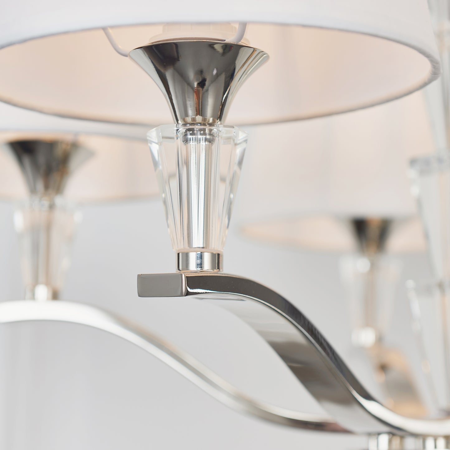 Graceful Elegance 5-Light Chrome Effect Fitting