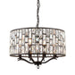 Tiered Crystal Pendant Light