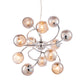 Opulent 9-Light Pendant with Intricate Glass Beads