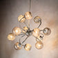 Opulent 9-Light Pendant with Intricate Glass Beads