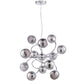 Opulent 9-Light Pendant with Intricate Glass Beads