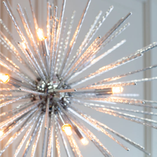 Chrome 'Explosion' Pendant Light