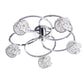 Sculptural Crystal Cluster Ceiling Light