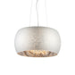 Chrome Electro-Plated Glass Pendant Light