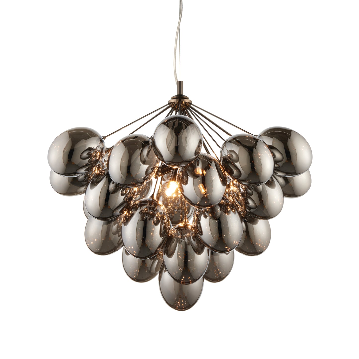 Infinity Contemporary Black Chrome Pendant Light