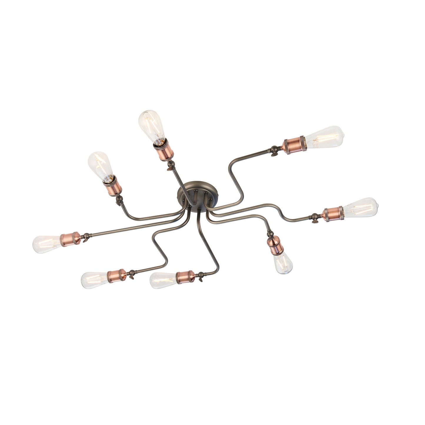 Sophisticated Satin Nickel Ceiling Light