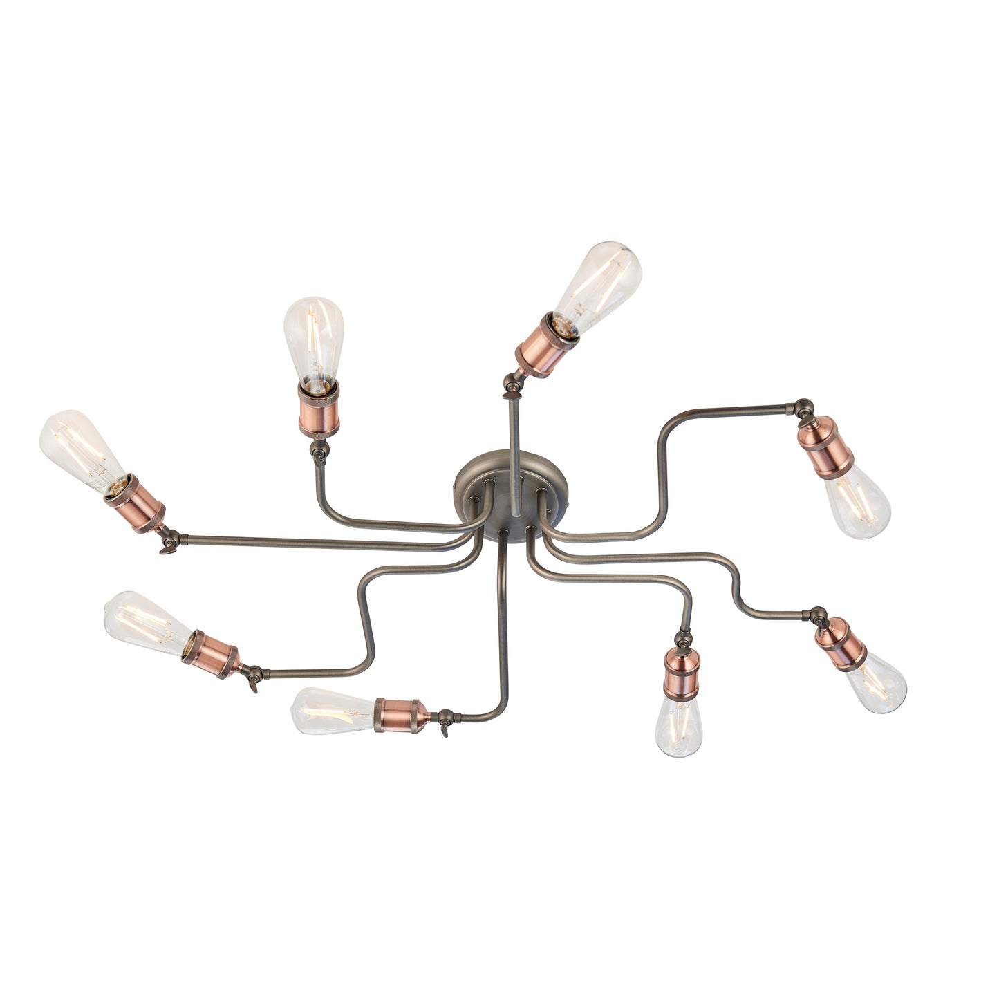 Sophisticated Satin Nickel Ceiling Light