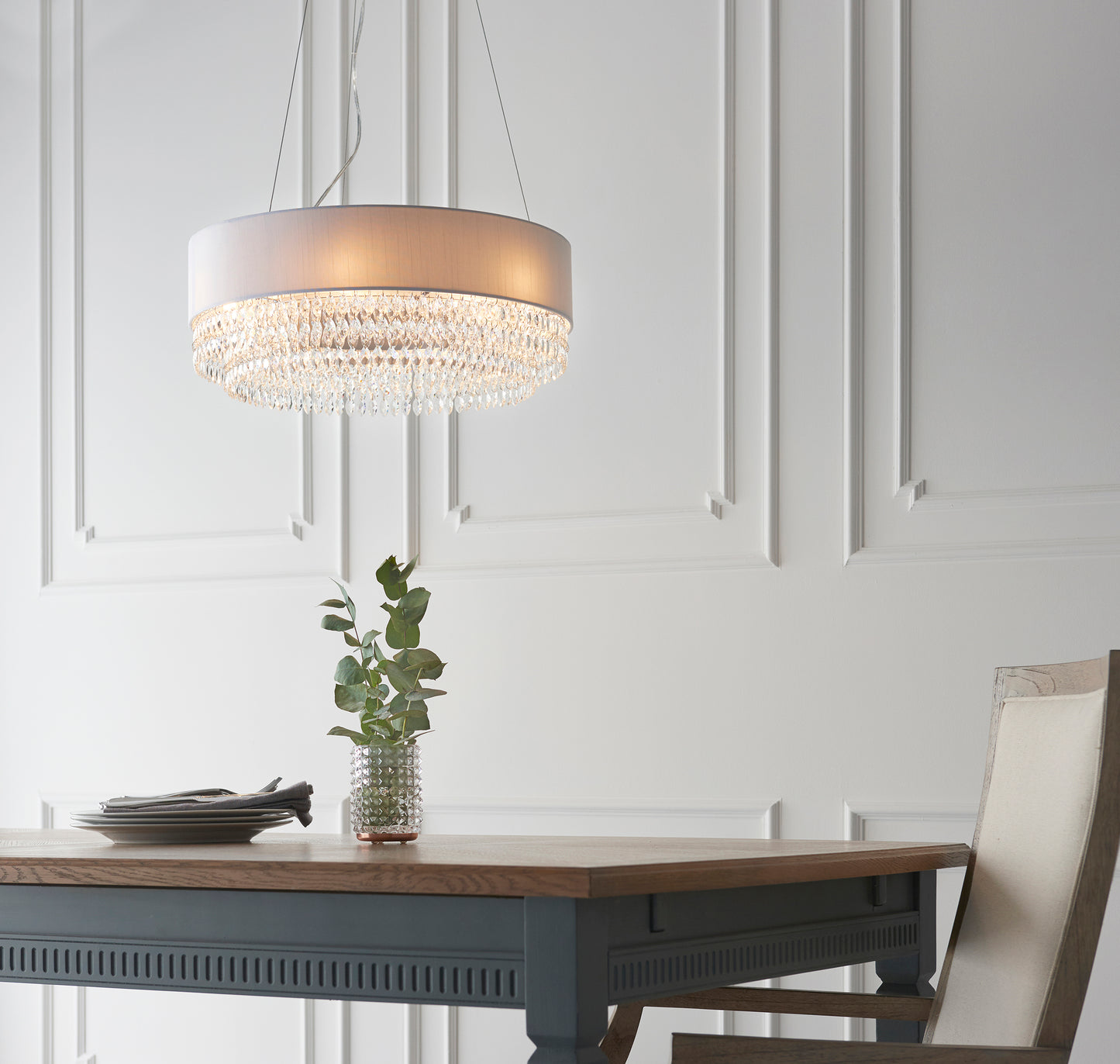 Opulent Crystal Pendant Light