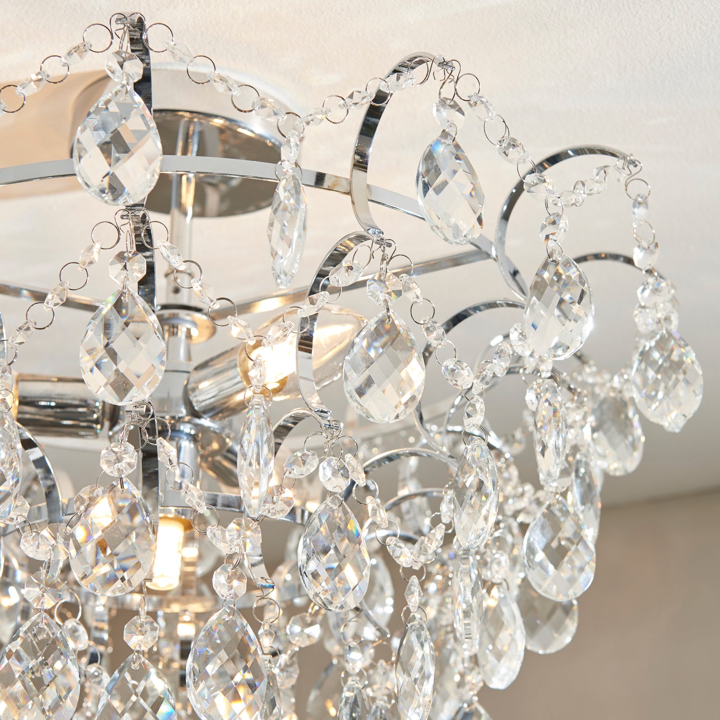 Chic Crystal Bathroom Chandelier