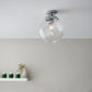 Spiral Glass Bathroom Wall Light