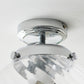 Spiral Glass Bathroom Wall Light