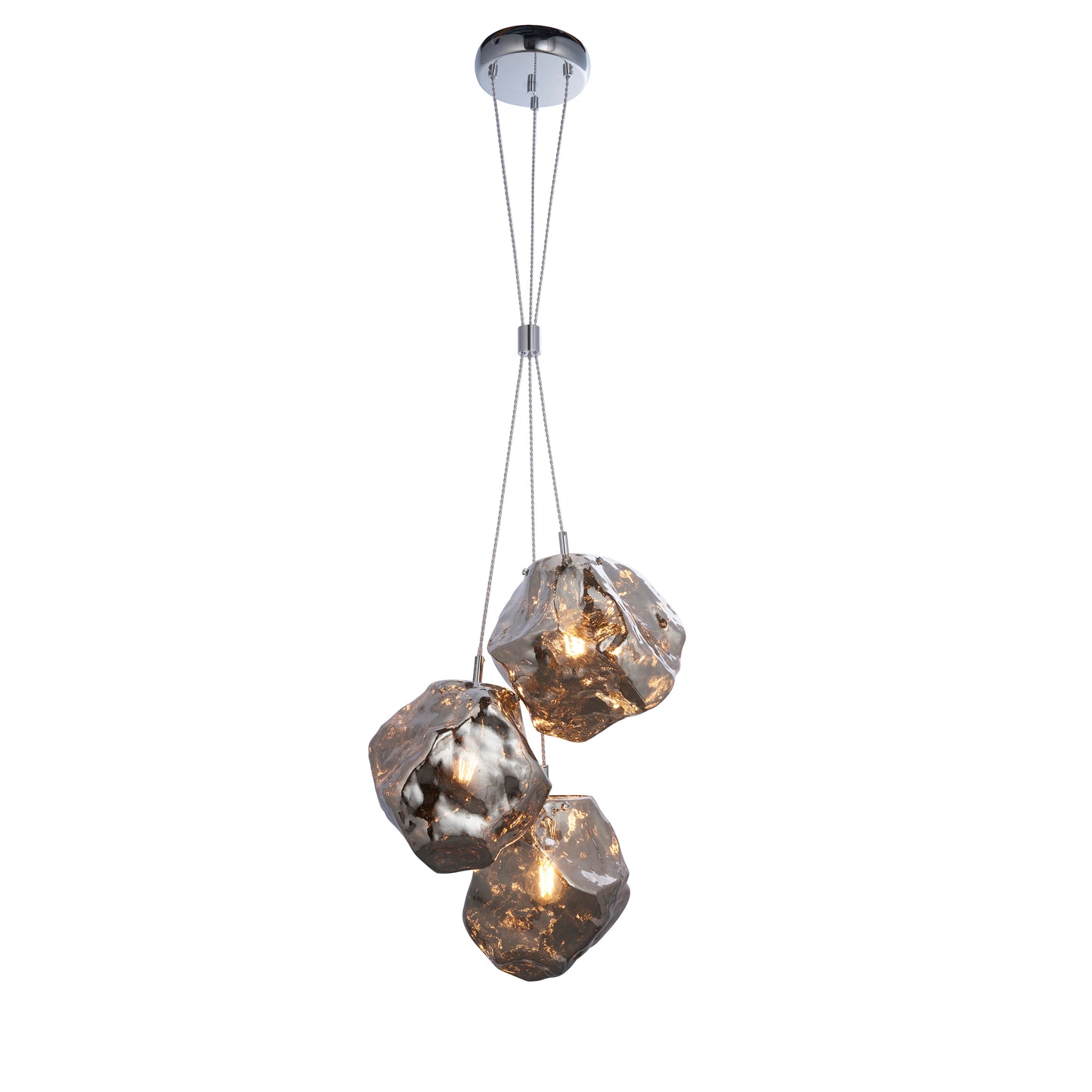 Contemporary Volcanic Rock Inspired Pendant Light