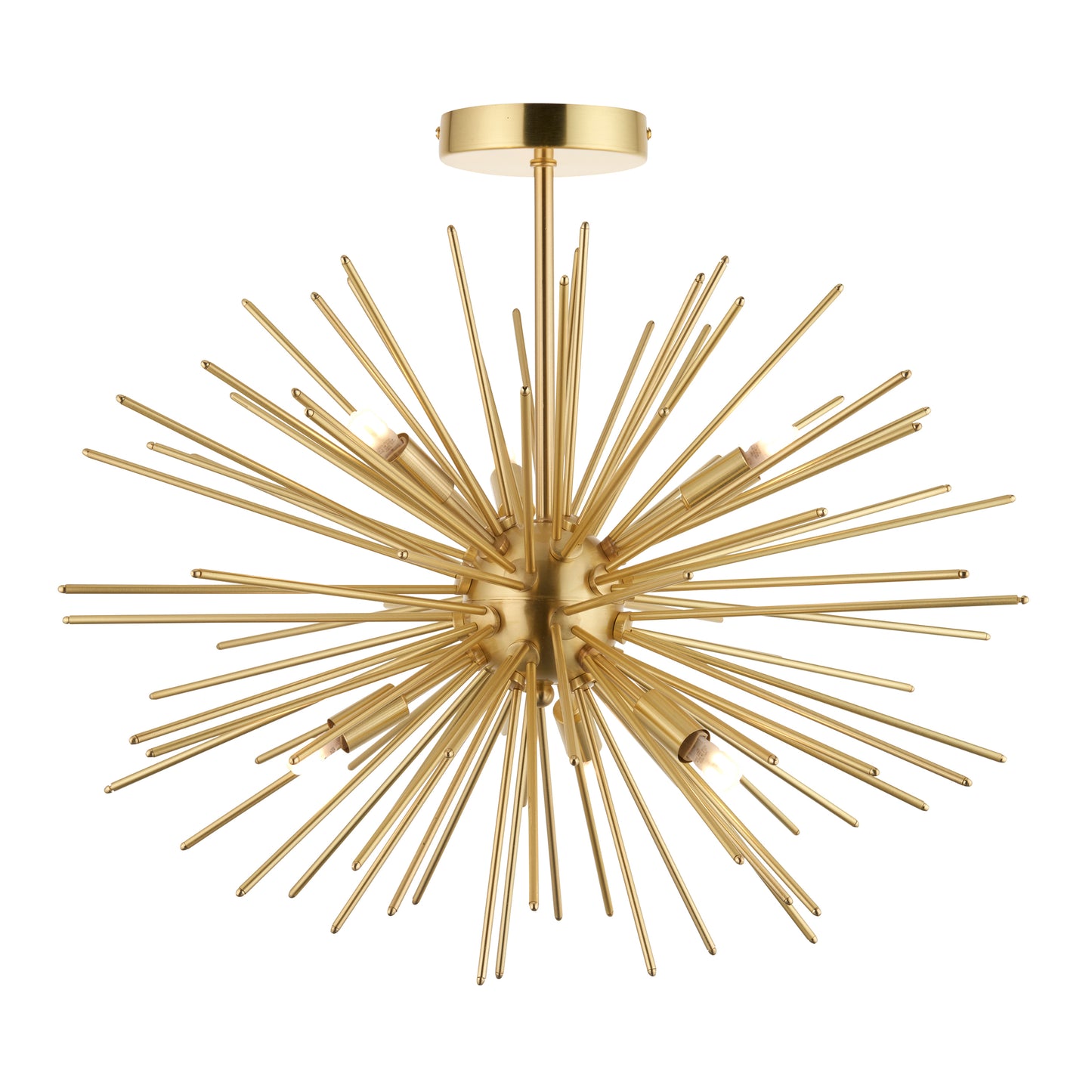 Sputnik Style Semi Flush Ceiling Light