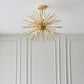 Sputnik Style Semi Flush Ceiling Light