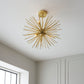 Sputnik Style Semi Flush Ceiling Light