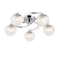 Modern Traditional Semi Flush Ceiling Light