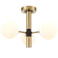 Franklite Axle 3lt Semi Flush Fitting