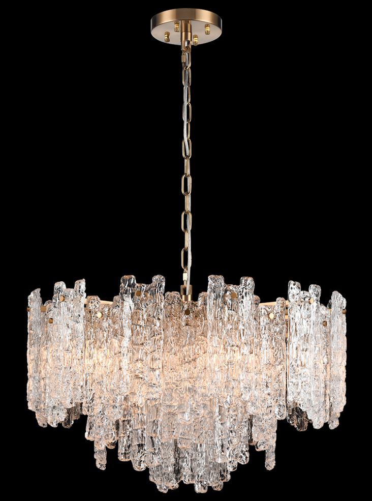 Franklite Icicle 10 Light Chandeliers