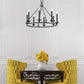 Franklite Tudor 8lt Chandelier