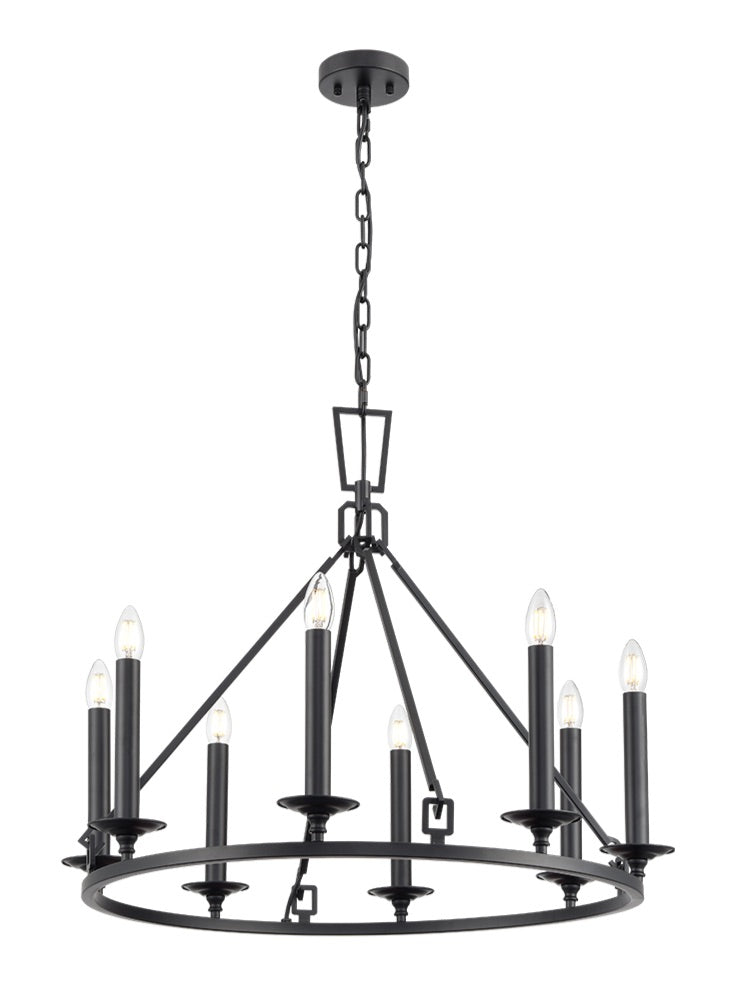 Franklite Tudor 8lt Chandelier